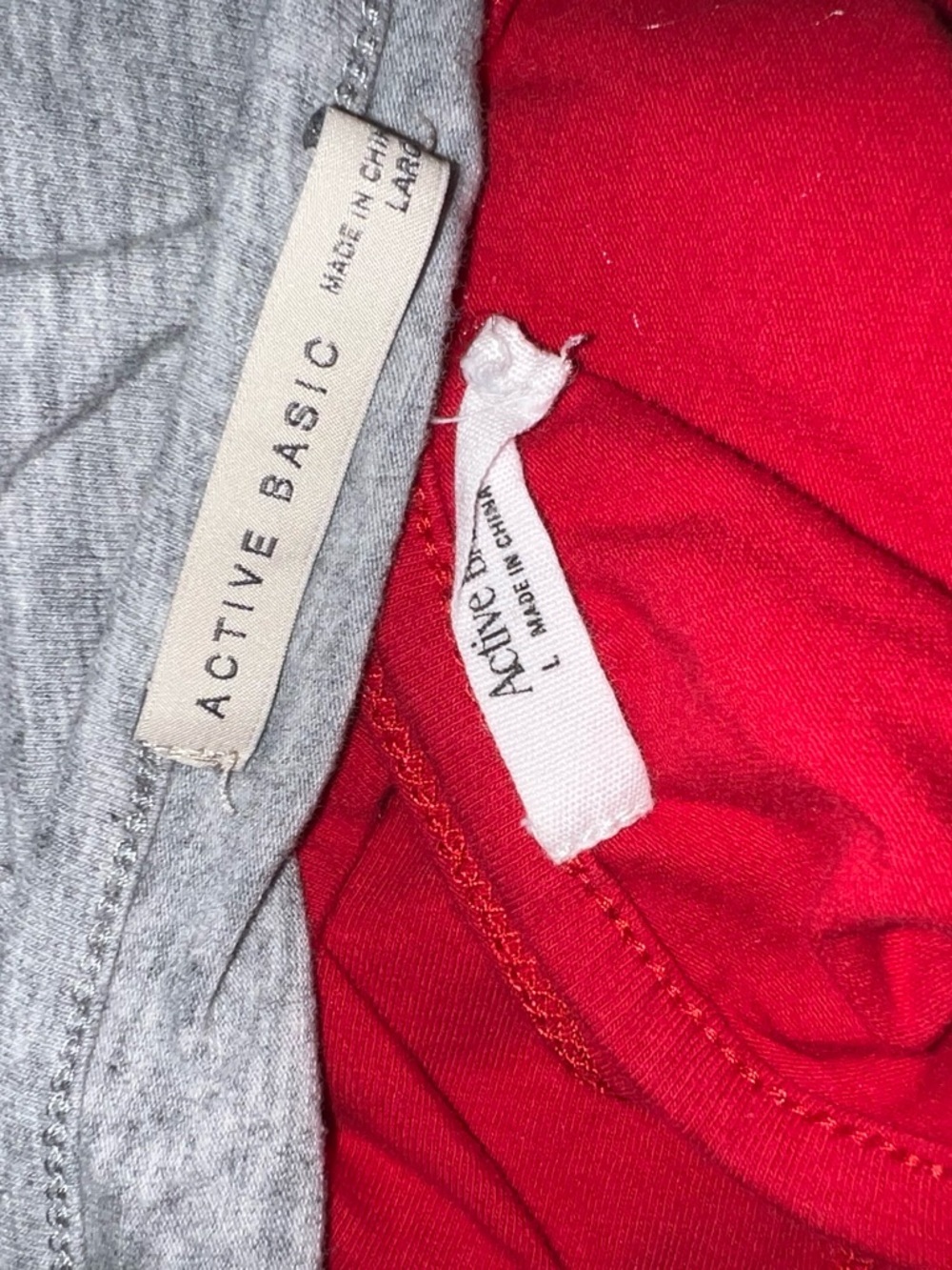 Active Basic Gray and Red Layering Tank Set - Picture 4 of 6